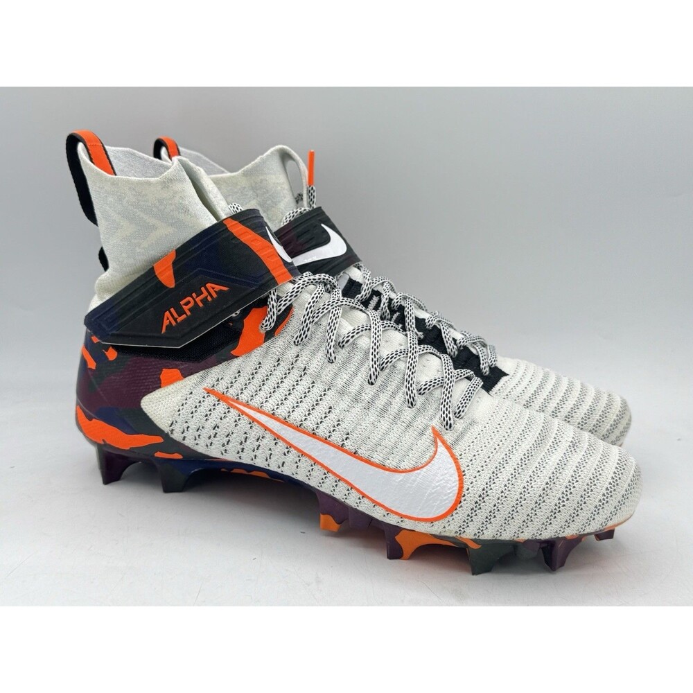 Nike Alpha Menace Elite 2 Camo Football Cleats AV5357-100 Men’s Size 10.5